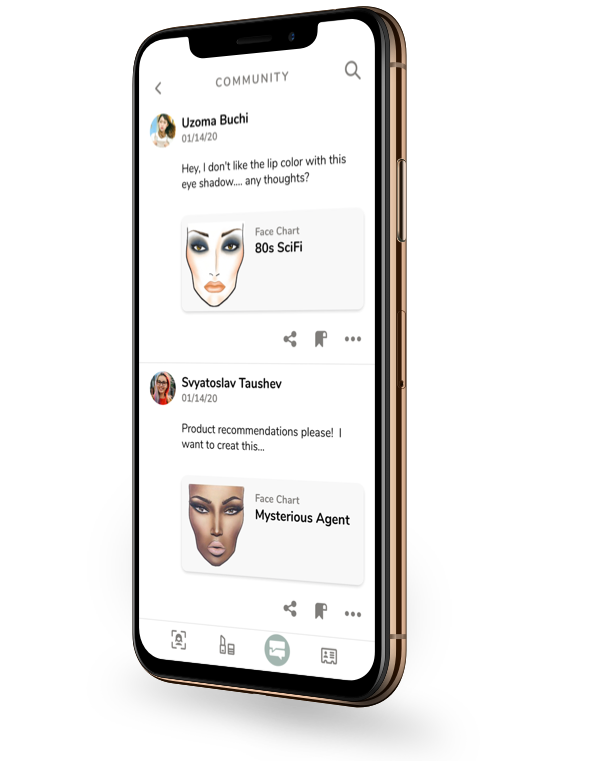 Mobile App Screen - Social Network