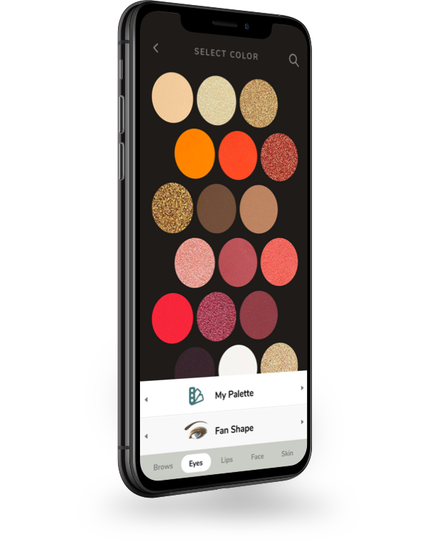 Mobile App Screen - Color Palette